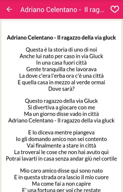 SCARICA CANZONI DI ADRIANO CELENTANO
