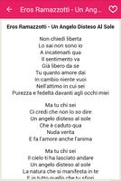 برنامه‌نما Eros Ramazzotti - Sei Un Pensiero Speciale عکس از صفحه