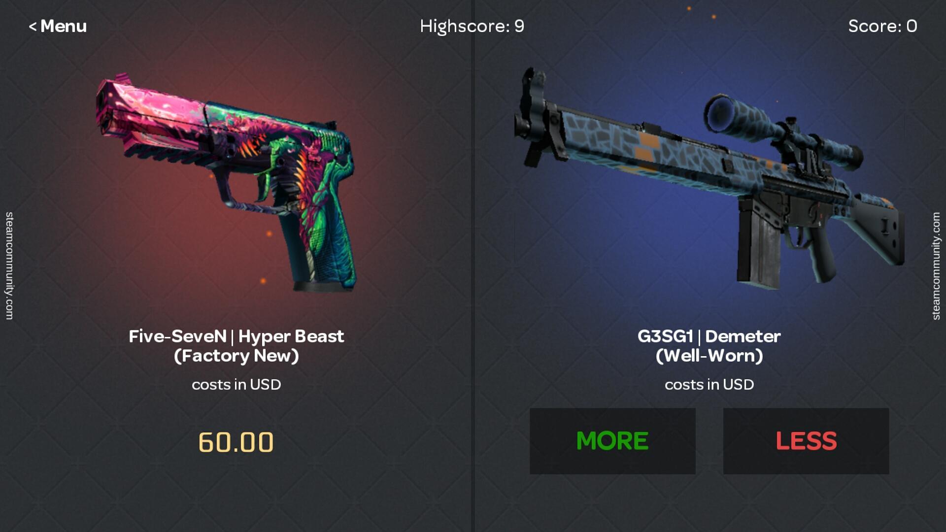 Price Quiz Skins from CS:GO for Android - APK Download