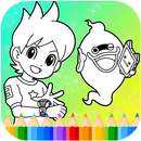Yokai Coloring Game for Nate and Whisper APK
