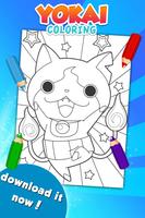 Yokai Coloring Game for Nate and Whisper captura de pantalla 2