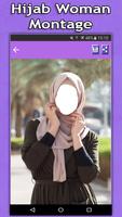 Hijab Woman Montage ảnh chụp màn hình 3