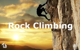 rock climbing poster