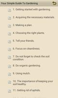 Your Simple Guide To Gardening capture d'écran 2