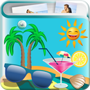 Mùa hè Yêu quý Tấm ảnh Cắt Dán APK