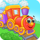 Chemin de fer: train pour les enfants icône