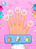 Enfants nail salon Affiche