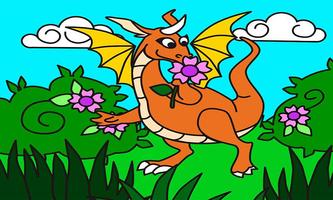 Desenho para Crianças - Dragão imagem de tela 2