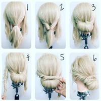 برنامه‌نما Hairstyle tutorial عکس از صفحه