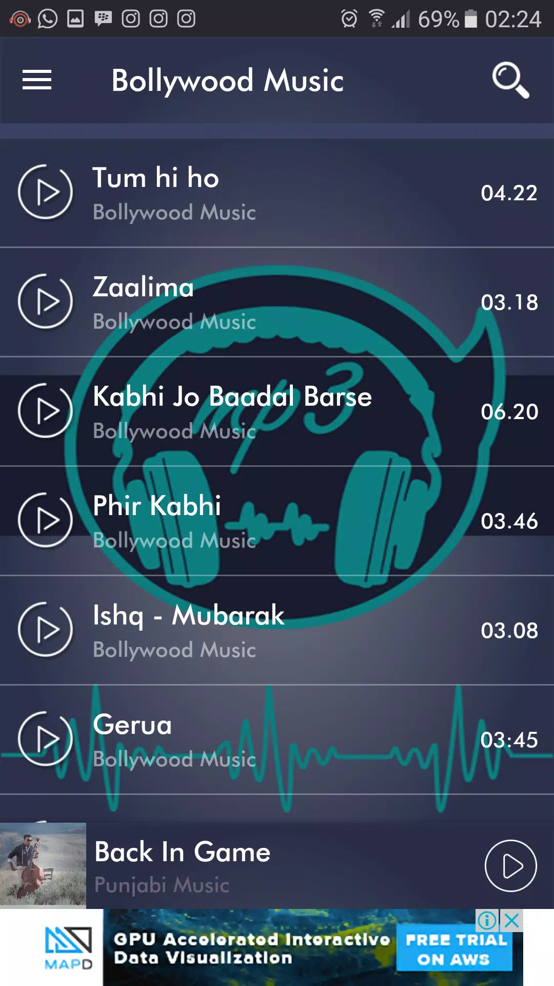 Zaalima raees song lyrics APK for Android Download
