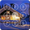 Christmas Village In Snow Screen Lock APK