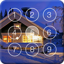 Christmas Village In Snow Screen Lock APK