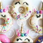 Donut Unicorn Sweet Screen Lock icône