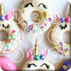 Donut Unicorn Sweet Screen Lock icon