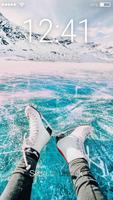 Ice Skating Screen Lock পোস্টার