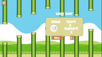 Flappy Flying Chicken captura de pantalla 3