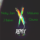 X - Remix - Nicky Jam, J Balvin, Maluma, Ozuna APK