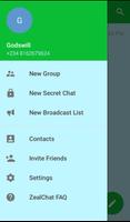 ZealChat - Messenger App الملصق