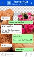 ZealChat - Messenger App capture d'écran 1