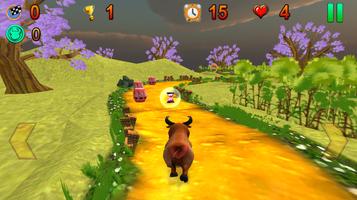 Raju Bull Upin Run Ipin Go الملصق