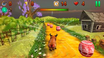 Raju Bull Upin Run Ipin Go تصوير الشاشة 2