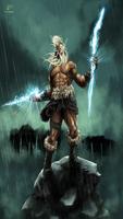 Zeus Of Atena HD Wallpaper Offline Affiche