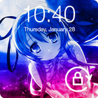 Anime Girl Princess Luna Lock Security Password icône