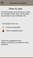 Thermo King alarm codes الملصق