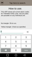 Thermo King alarm codes imagem de tela 1
