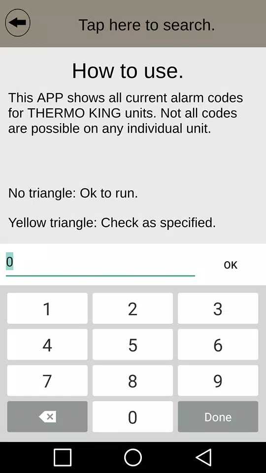Thermo King alarm codes APK for Android Download