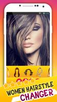 Women Hairstyles Changer plakat