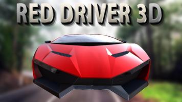 Red Driver 3D পোস্টার