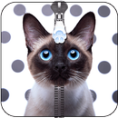 Cat Zipper Lock Screen APK