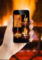 Fire Zipper Lock Screen Plakat