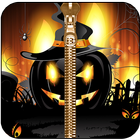 Halloween Zipper lock Screen иконка