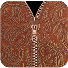 Leather Zipper Lock Screen icône
