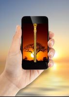 Sunset Zipper Lock Screen اسکرین شاٹ 1