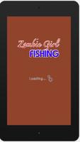 Zombie Girl Fishing Affiche