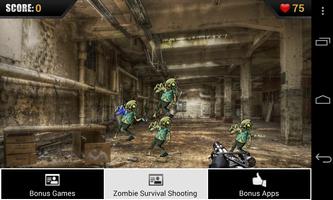 Zombie Survival Shooting Game ภาพหน้าจอ 1