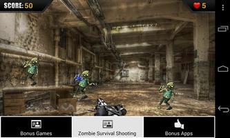 Zombie Survival Shooting Game ภาพหน้าจอ 2