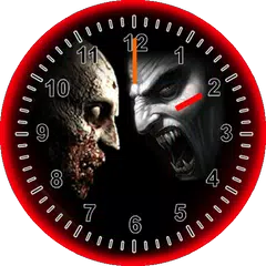 Zombies vs Vampires Clock