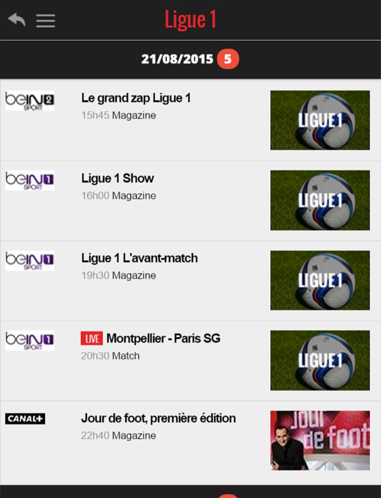 Programme TV Foot for Android - APK Download