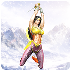 Wonder Warrior Flying Woman Superhero Battle icône