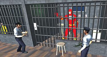 Spy Agent Flash Hero Prison Escape Affiche