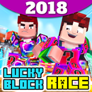 Lucky Block Race Map for Minecraft PE Ideas aplikacja