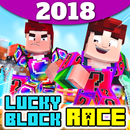 Lucky Block Race Map for Minecraft PE Ideas-APK