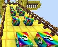 Lucky Block Race Map for Minecraft PE Ideas โปสเตอร์
