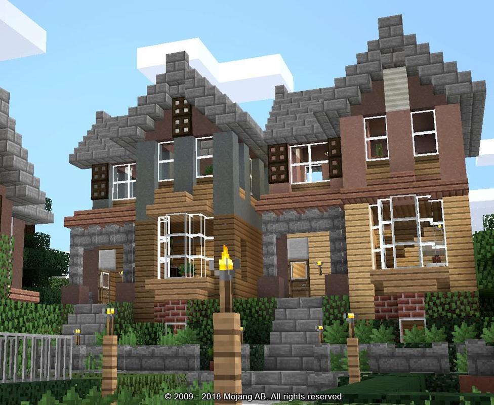2018 Minecraft House Building Ideas Mod for Android APK