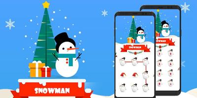 3 Schermata Snow Man Theme - Applock