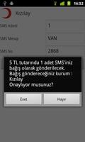 SMS Bağış Ekran Görüntüsü 2
